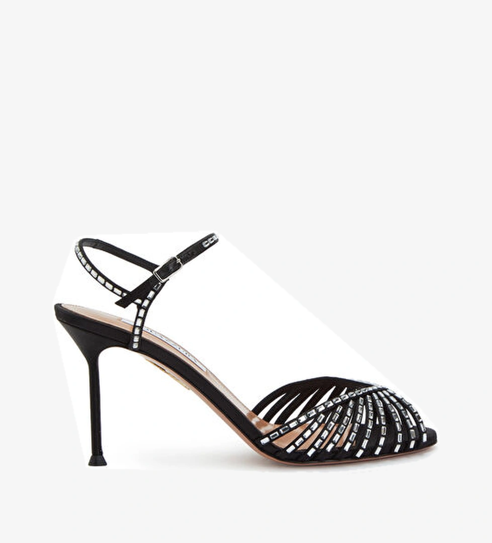 Aquazzura Aquazzura Hold Me Crystal Siyah Kadın Sandalet Sandalet & Terlik | Beymen Siyah - 1. görsel