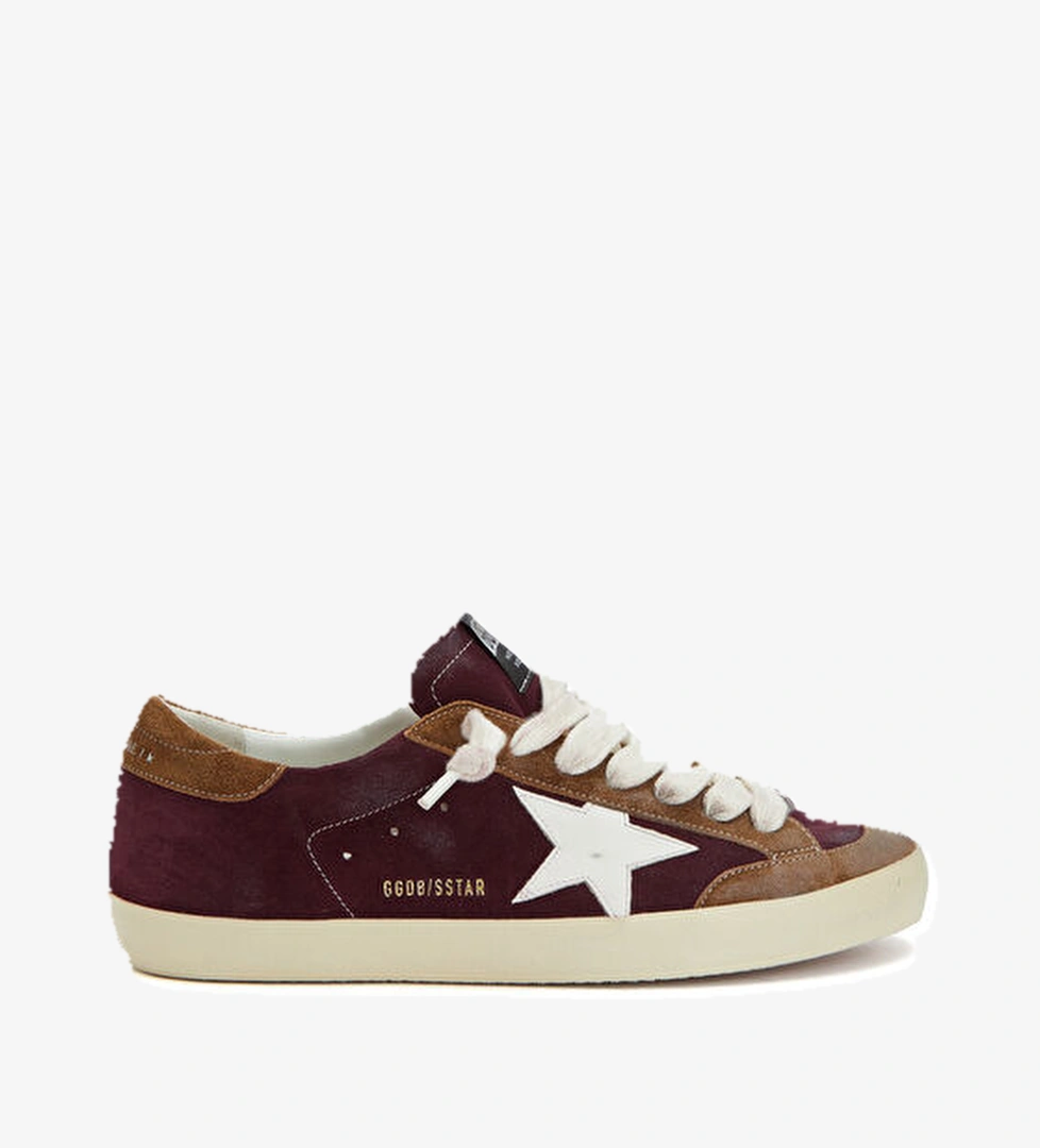 Super Star Bordo Kahve Erkek Süet Sneaker - Görsel 1