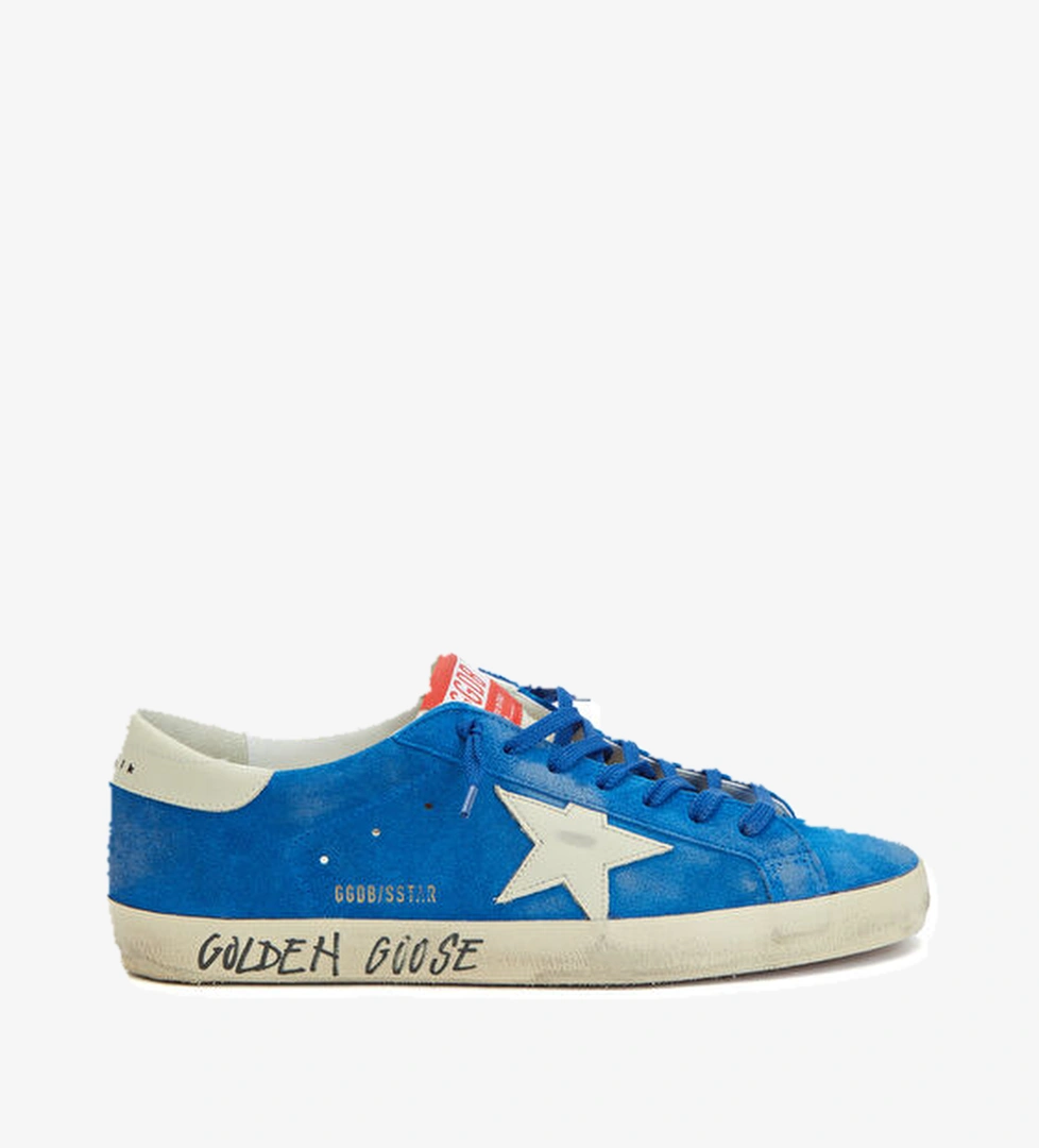 Super Star Mavi Erkek Süet Sneaker - Görsel 1