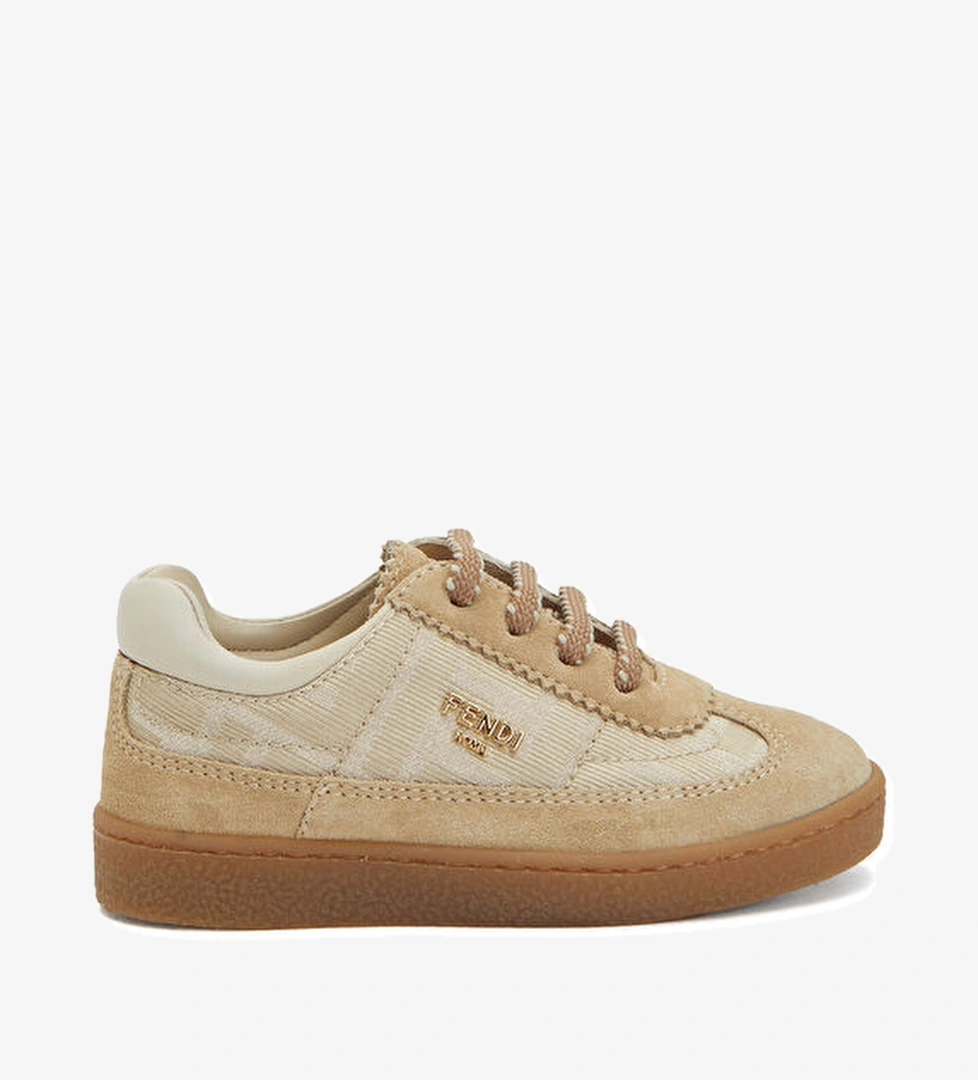 Fendi Fendi Krem Erkek Çocuk Süet Sneaker | Beymen Krem - 1. görsel