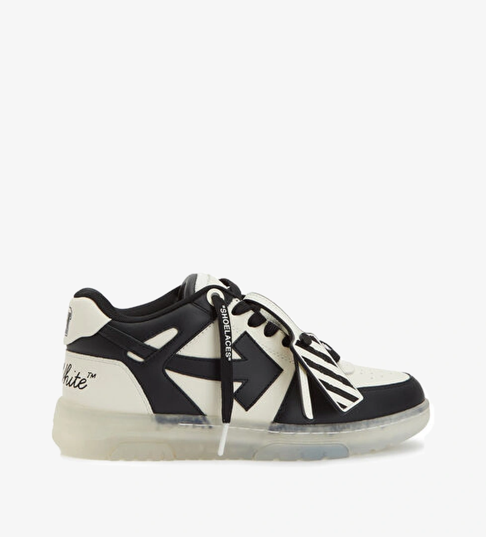 Off-white Off-white Out Of Office Siyah Beyaz Erkek Deri Sneaker | Beymen Siyah Beyaz - 1. görsel