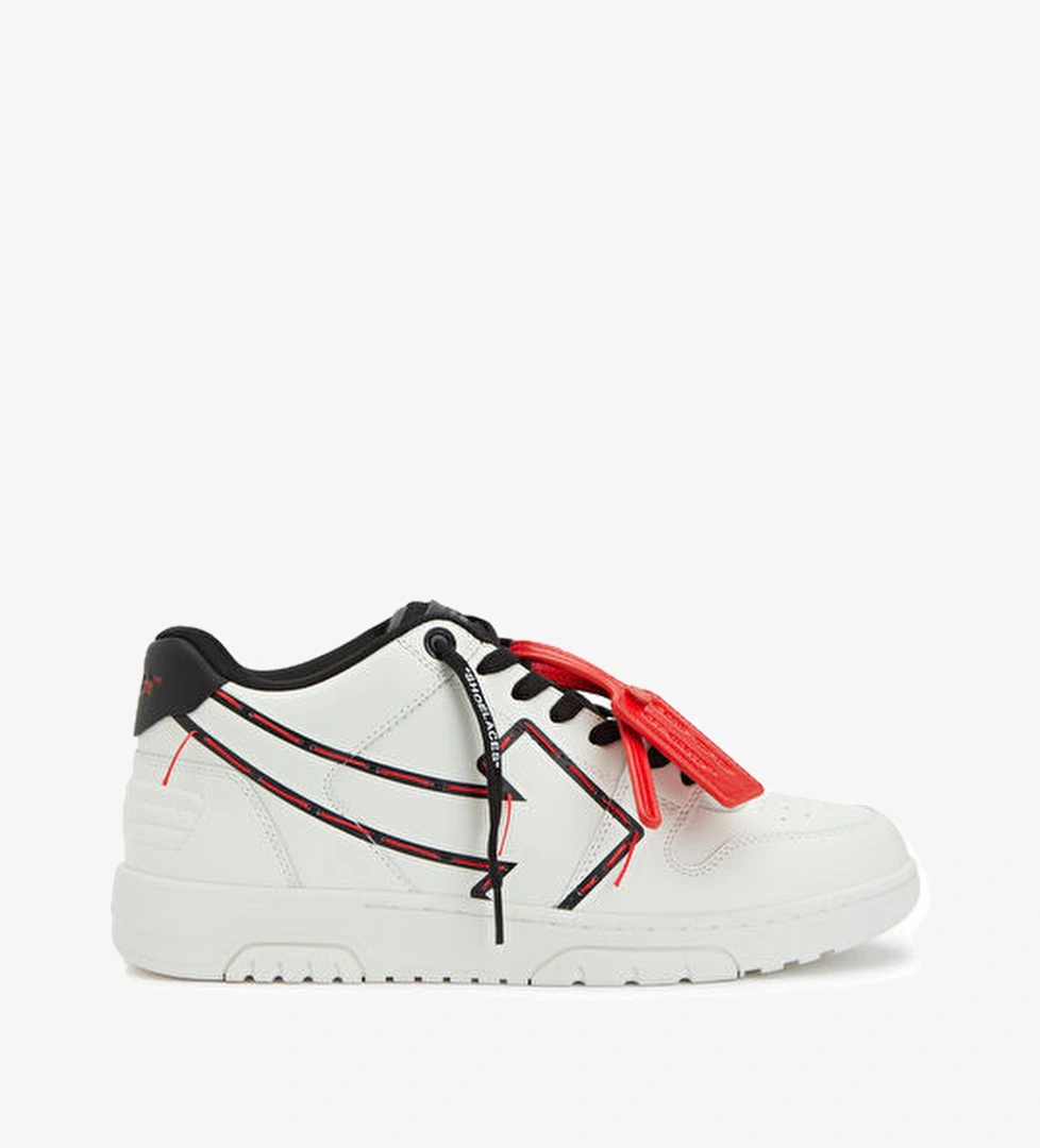 Off-white Off-white Out Of Office Siyah Beyaz Erkek Deri Sneaker | Beymen Siyah Beyaz - 1. görsel