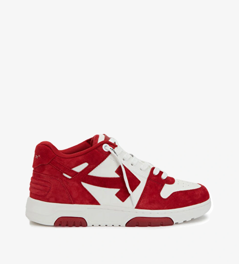Off-white Off-white Out Of Office Kırmızı Beyaz Erkek Deri Sneaker | Beymen Kırmızı Beyaz - 1. görsel