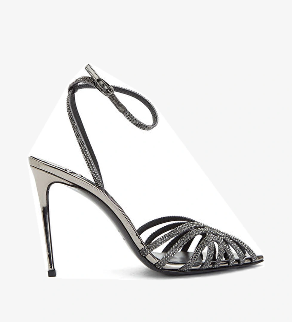 Le Silla Le Silla Embrace Gümüş Kadın Deri Sandalet Sandalet & Terlik | Beymen Gümüş - 1. görsel