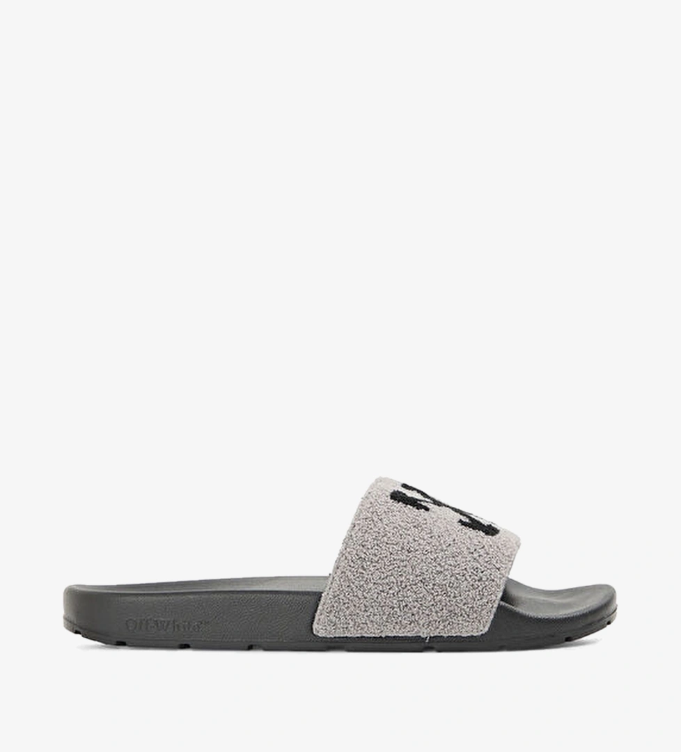 Off-white Gri Off-white Terlik