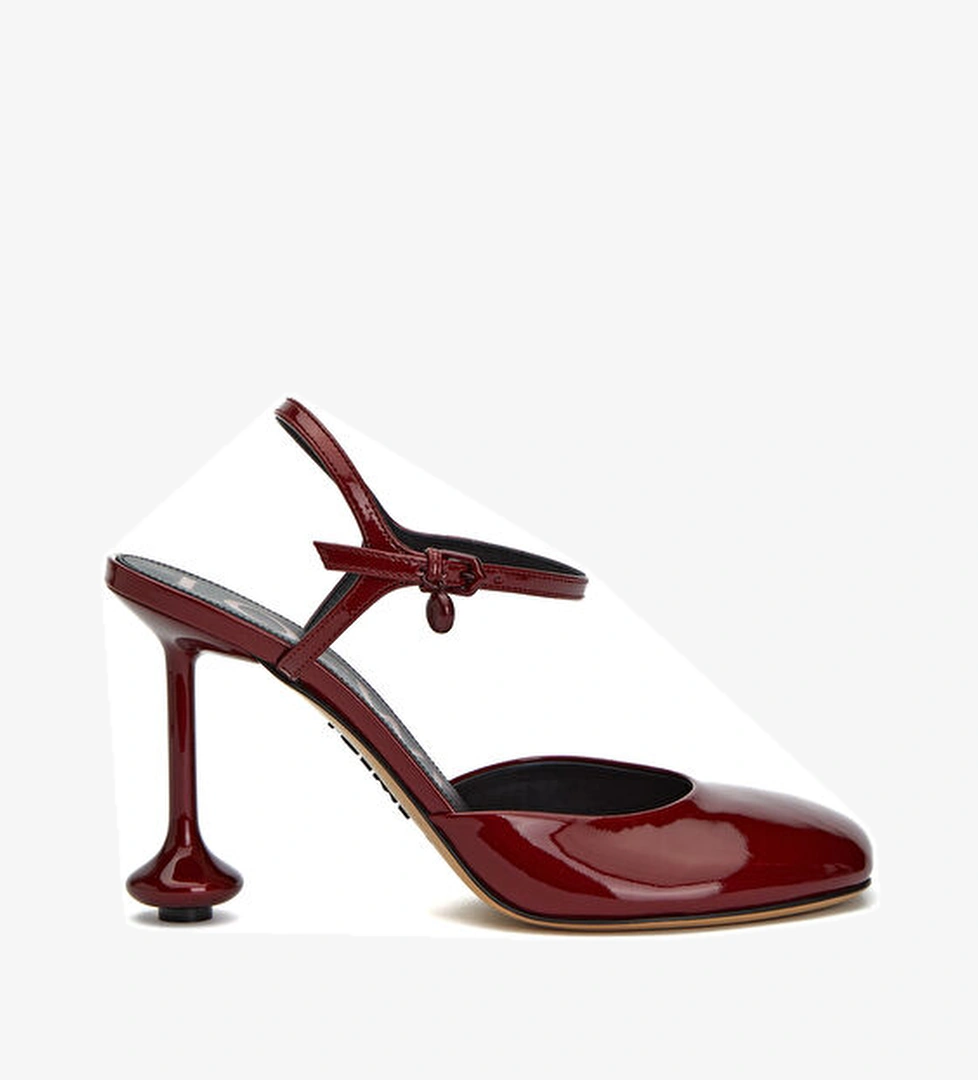 Loewe Loewe Toy Kırmızı Deri Topuklu Ayakkabı Basketbol Ayakkabıları | Beymen Kırmızı - 1. görsel