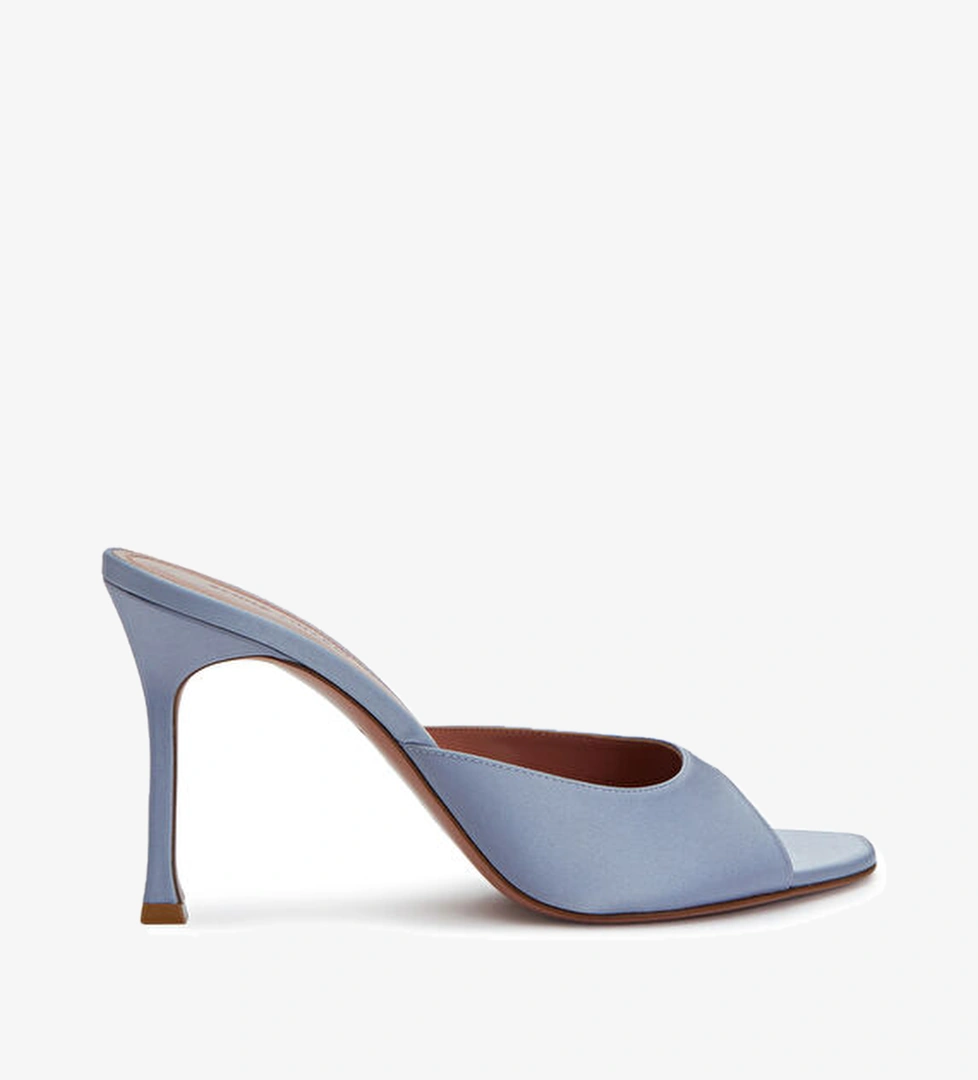 Amina Muaddi Amina Muaddi Alexa Lila Kadın İpek Terlik Sandalet & Terlik | Beymen Lila - 1. görsel