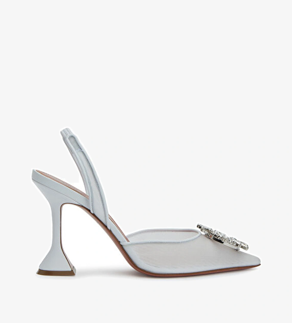 Amina Muaddi Amina Muaddi Begum Beyaz Topuklu Ayakkabı Basketbol Ayakkabıları | Beymen Beyaz - 1. görsel