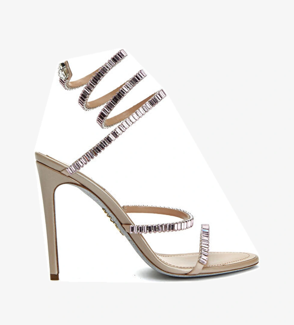 Rene Caovilla Rene Caovilla Cleo Spark Nude Kadın Deri Sandalet Sandalet & Terlik | Beymen Nude - 1. görsel