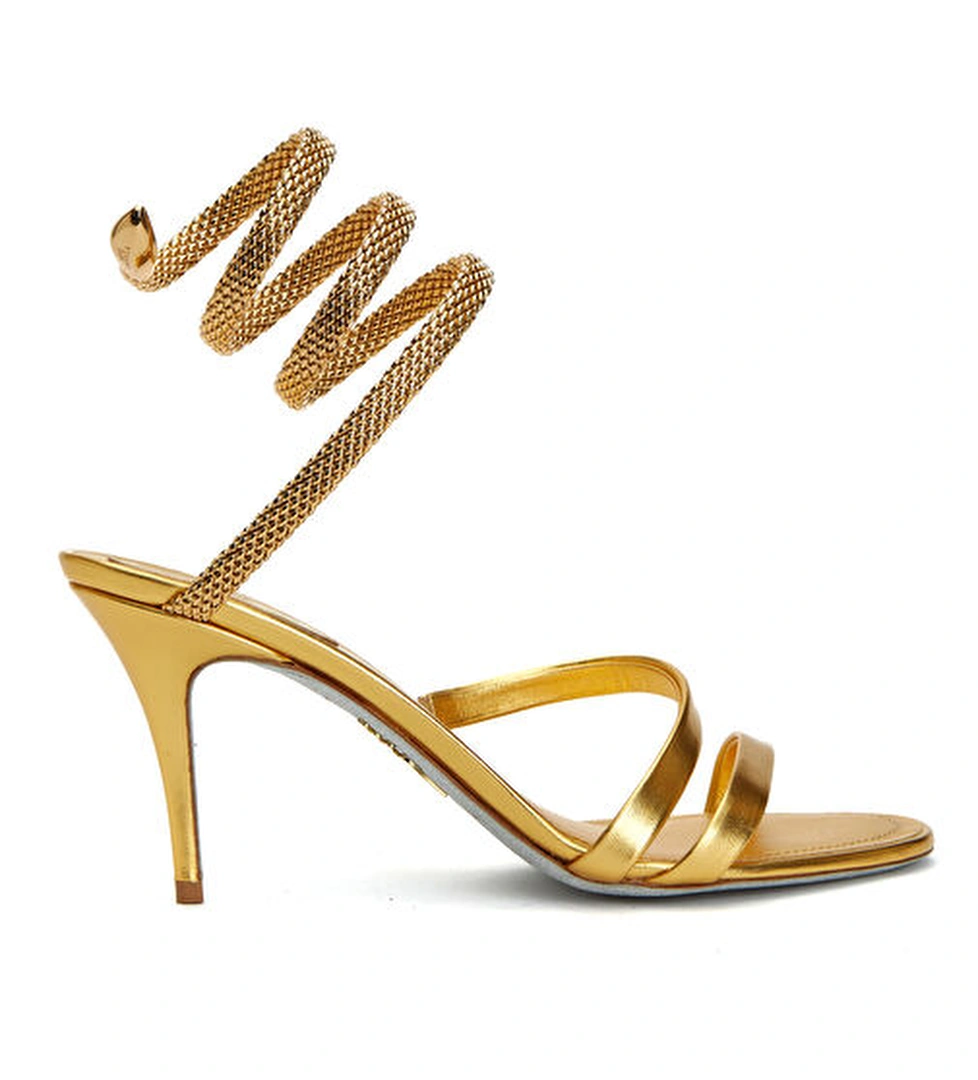Rene Caovilla Rene Caovilla Gold Kadın Deri Sandalet Sandalet & Terlik | Beymen Gold - 1. görsel