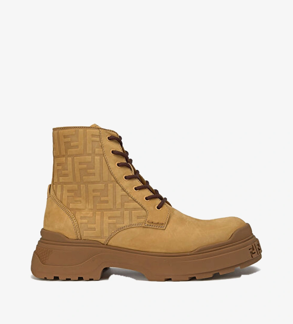 Fendi Bej Fendi Logolu