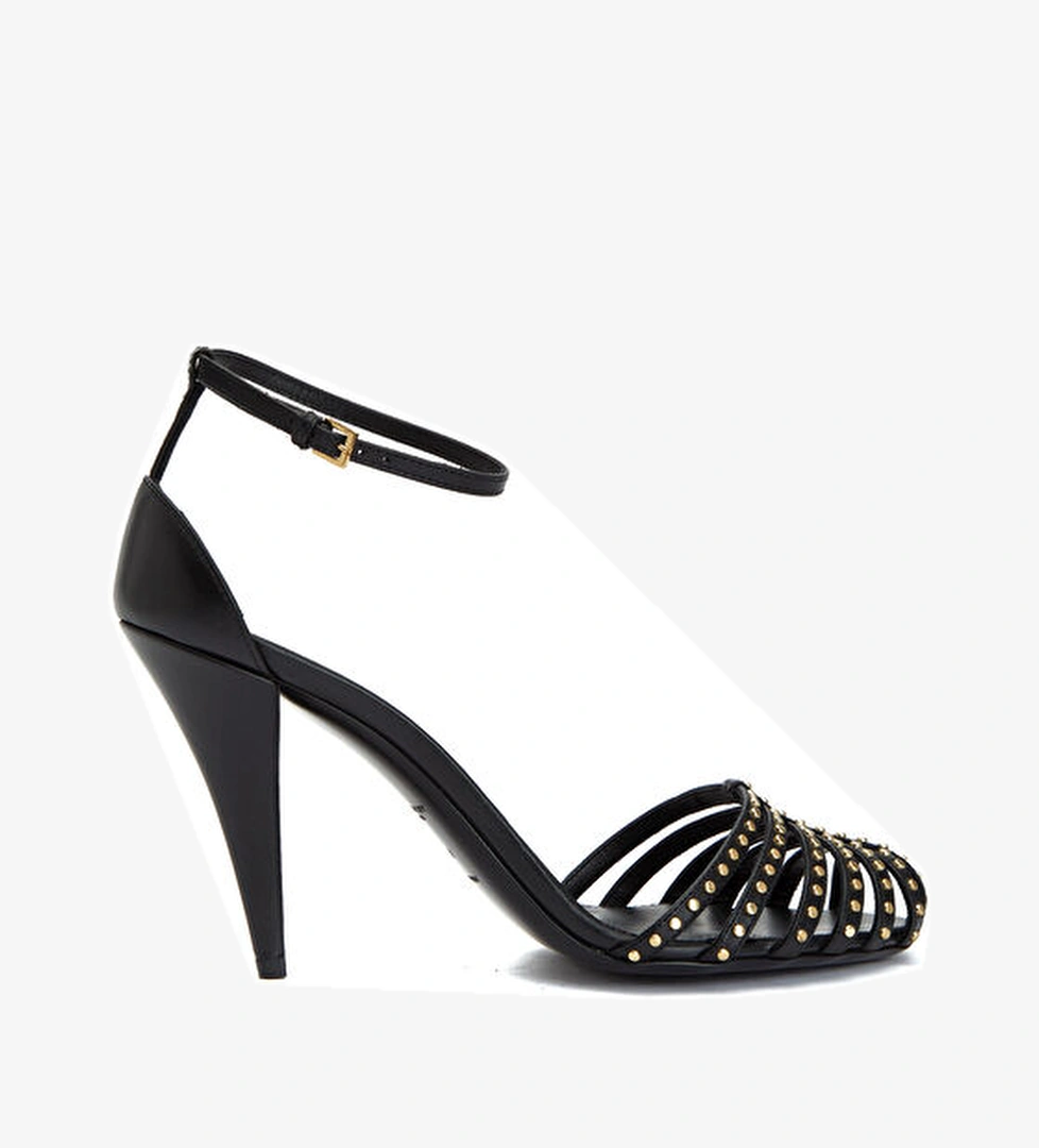 Givenchy Givenchy Cage Siyah Kadın Deri Sandalet Sandalet & Terlik | Beymen Siyah - 1. görsel