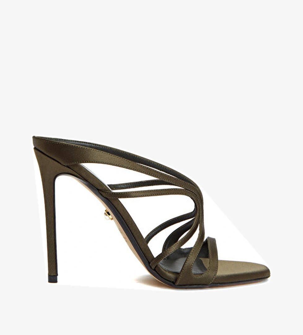 Alevi Alevi Mony Haki Kadın İpek Terlik Beymen'de! Haki - 1. görsel