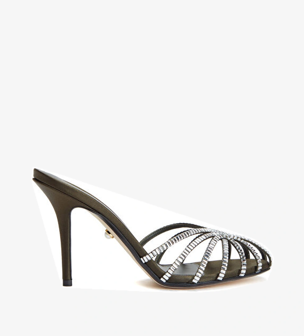 Alevi Alevi Emily Haki Kadın İpek Terlik Beymen'de! Haki - 1. görsel