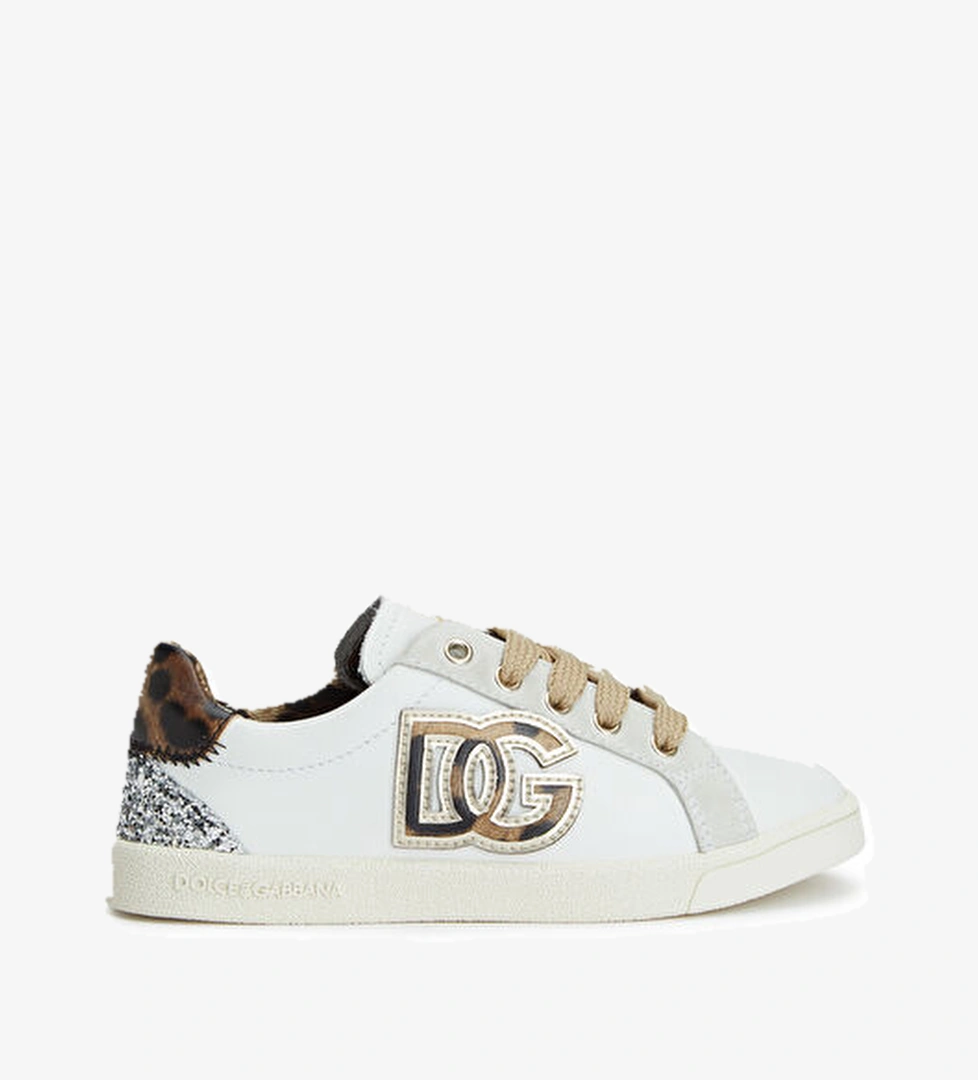 Dolce&gabbana Dolce&gabbana Çok Renkli Kız Çocuk Deri Sneaker Beymen'de! Çok Renkli - 1. görsel