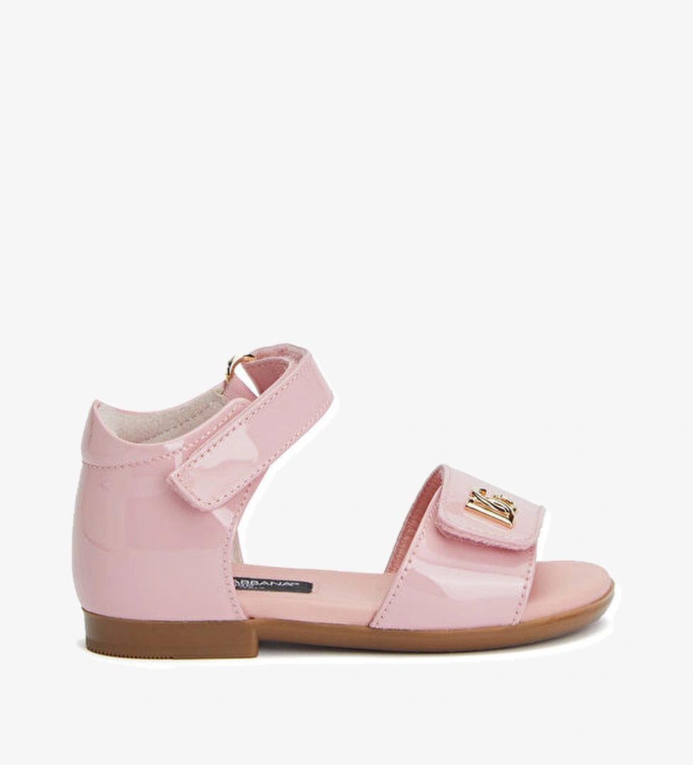 Dolce&gabbana Dolce&gabbana Pembe Kız Çocuk Deri Sandalet Sandalet & Terlik | Beymen Pembe - 1. görsel