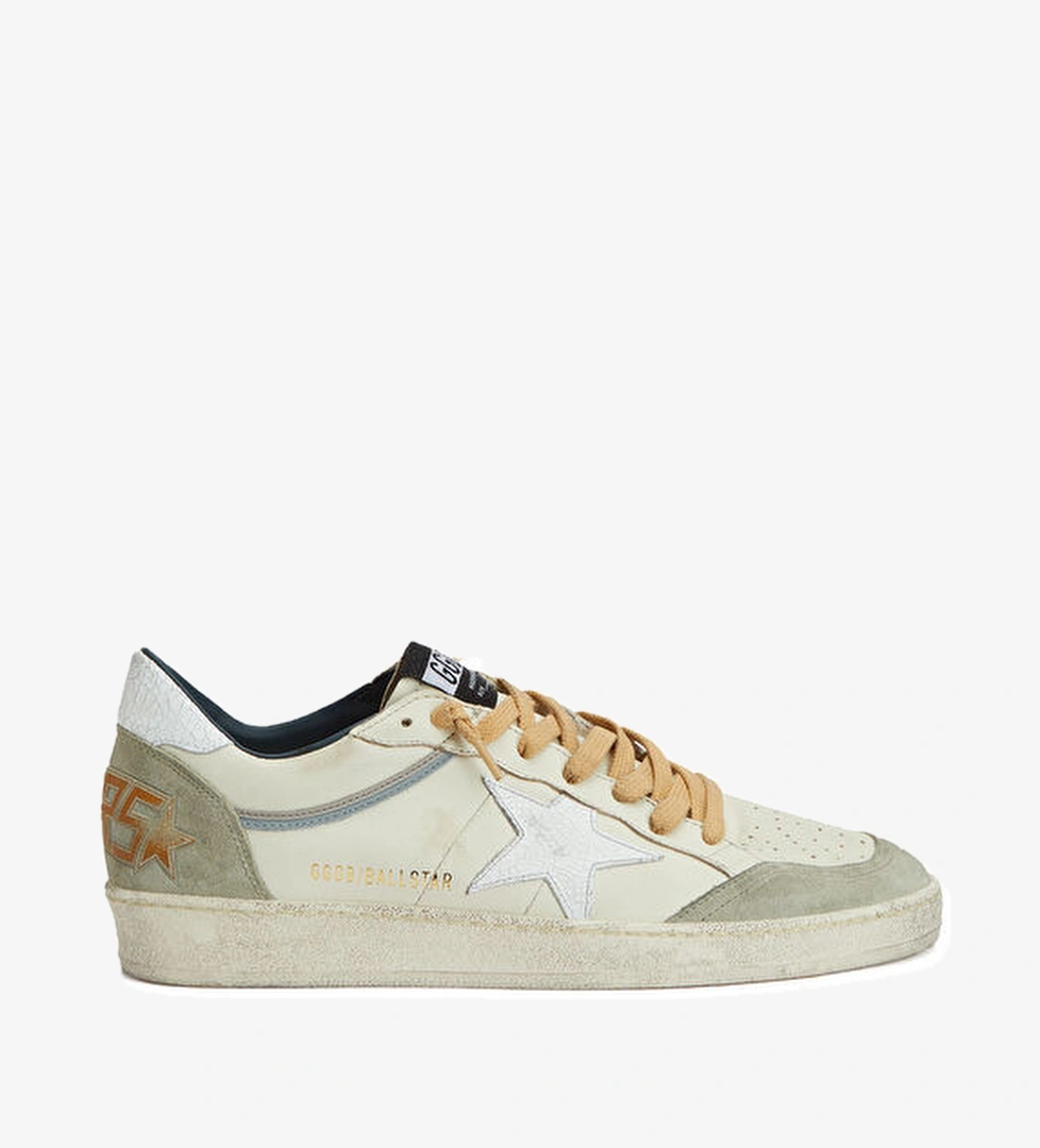 Golden Goose Golden Goose Beyaz Yesil Ball Star Beyaz Yeşil Erkek Deri Sneaker Beymen'de! Beyaz Yesil - 1. görsel