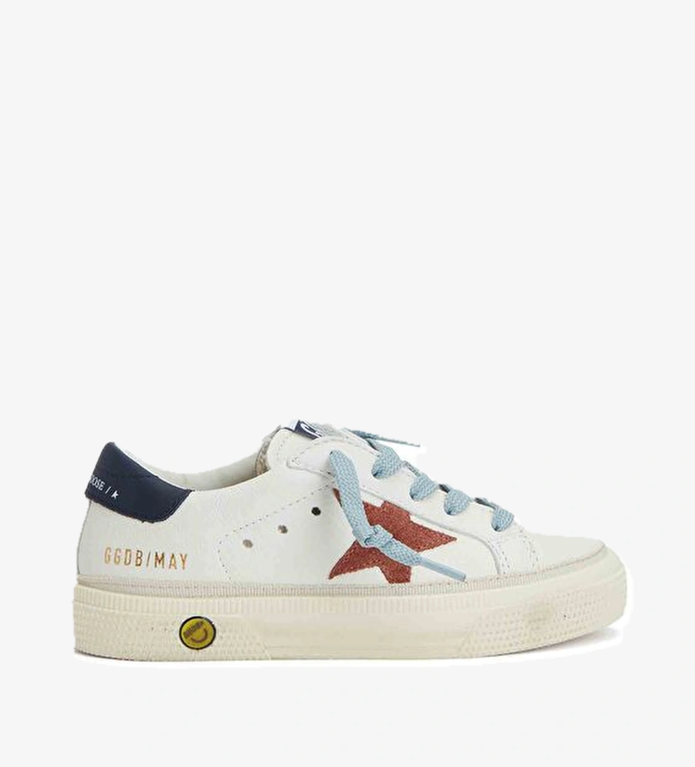 Golden Goose Golden Goose Çok Renkli Beyaz May Beyaz Unisex Çocuk Deri Sneaker Beymen'de! Çok Renkli Beyaz - 1. görsel