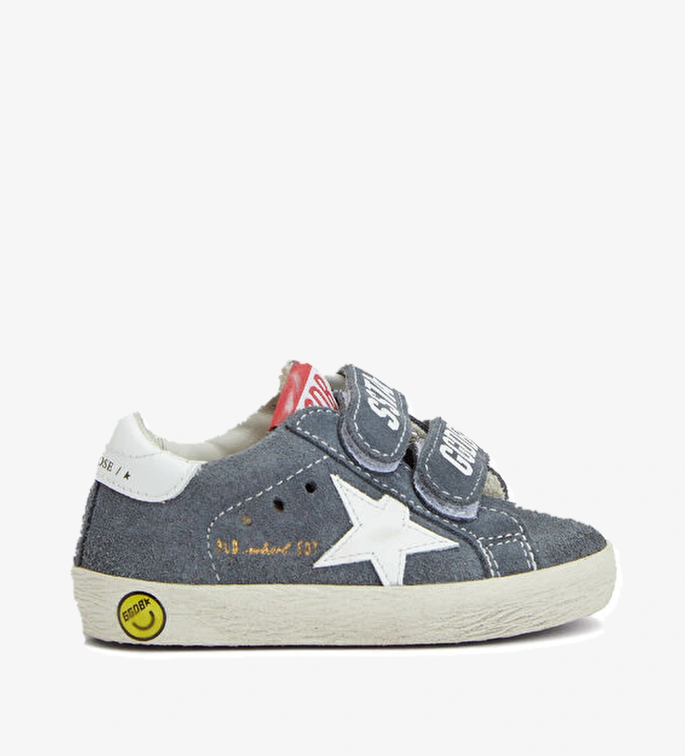 Golden Goose Golden Goose Çok Renkli Beyaz Old School Unisex Çocuk Süet Sneaker Beymen'de! Çok Renkli Beyaz - 1. görsel