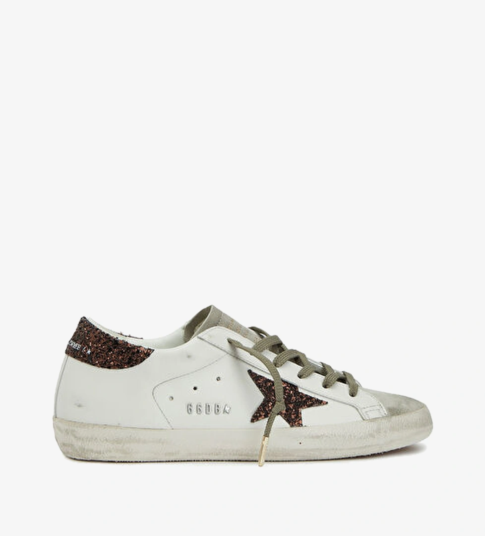 Golden Goose Beyaz Bordo Golden Goose Super