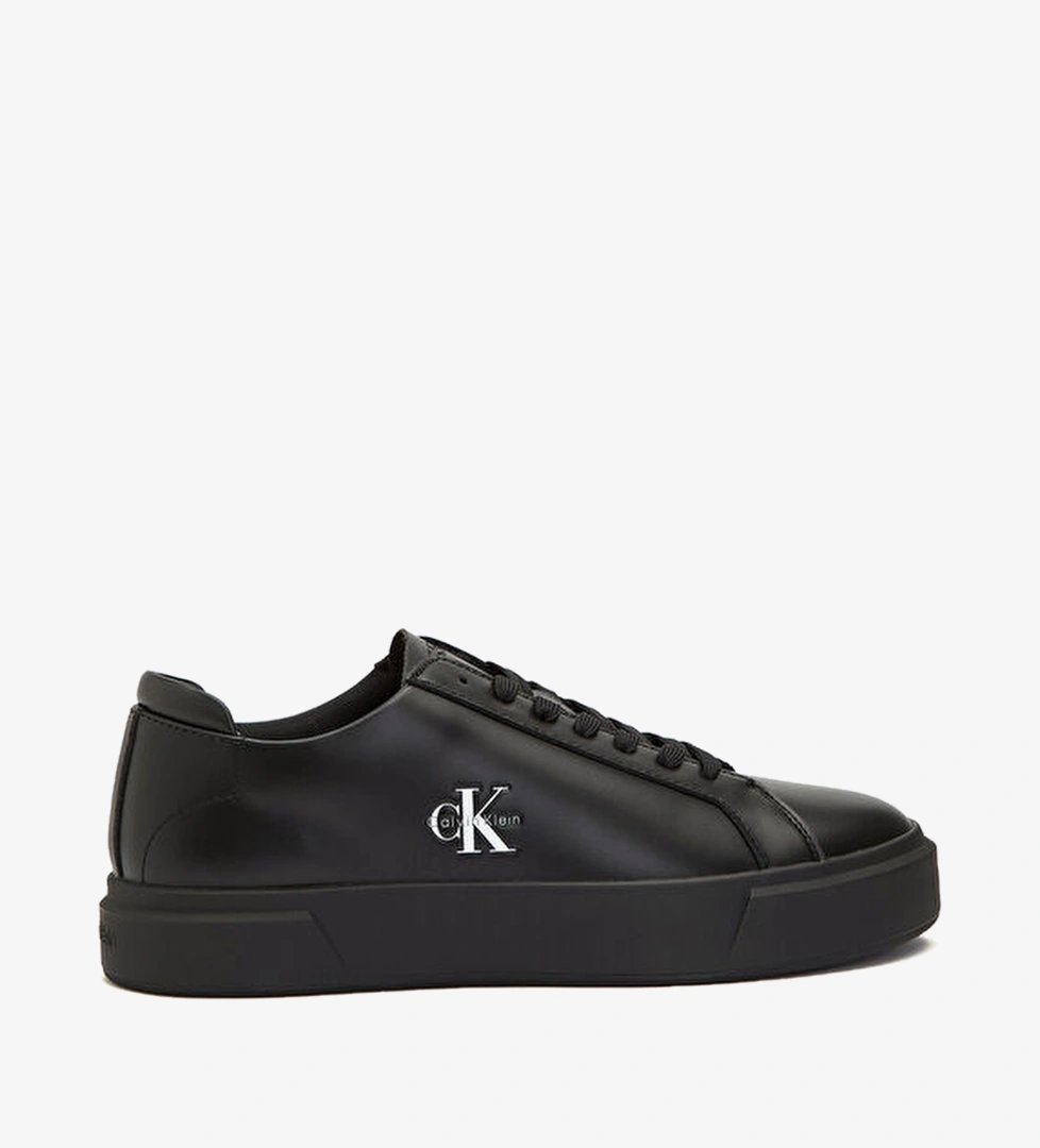 Siyah Erkek Deri Sneaker