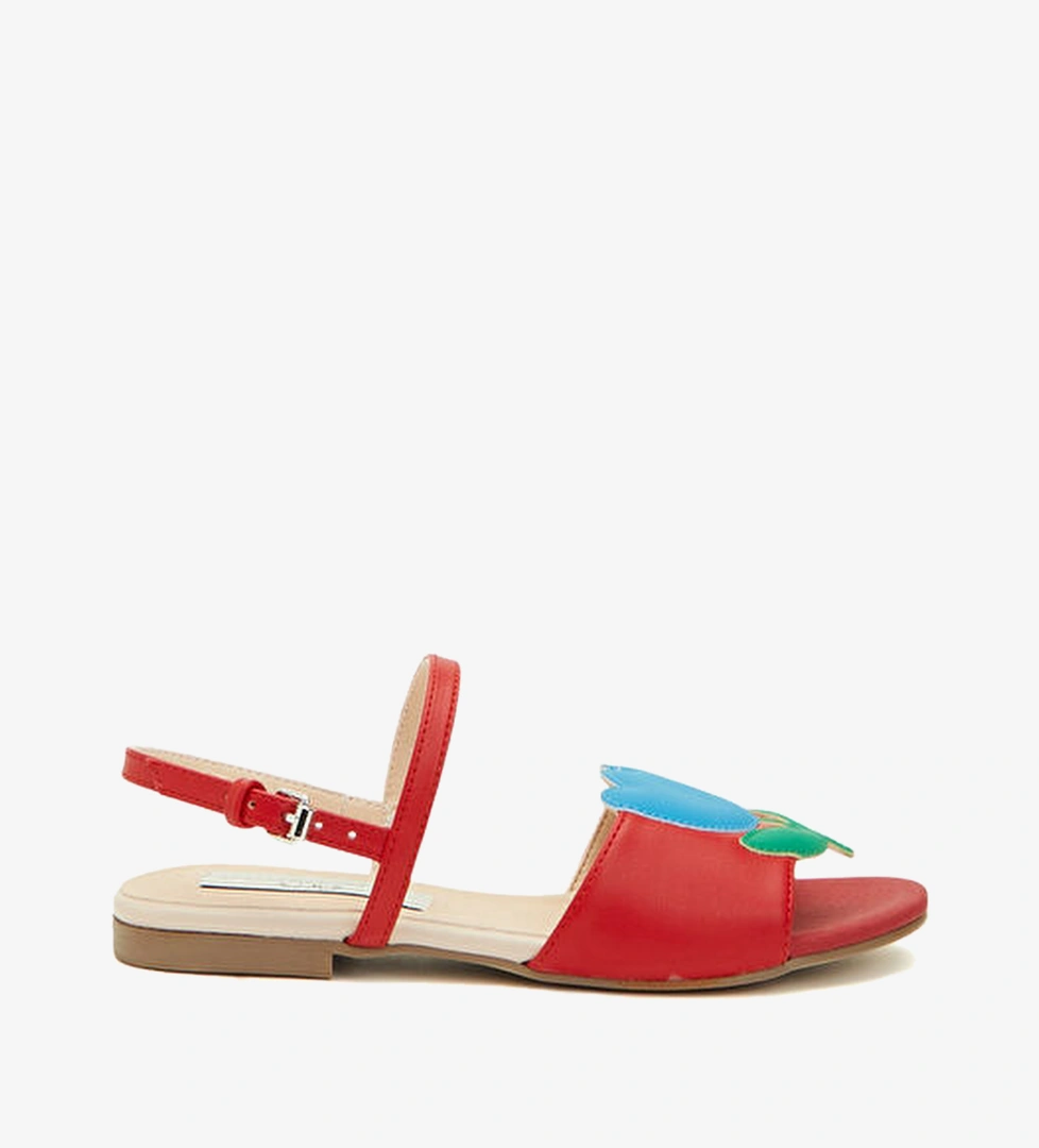 Stella Mccartney Kırmızı Stella Mccartney Sandalet