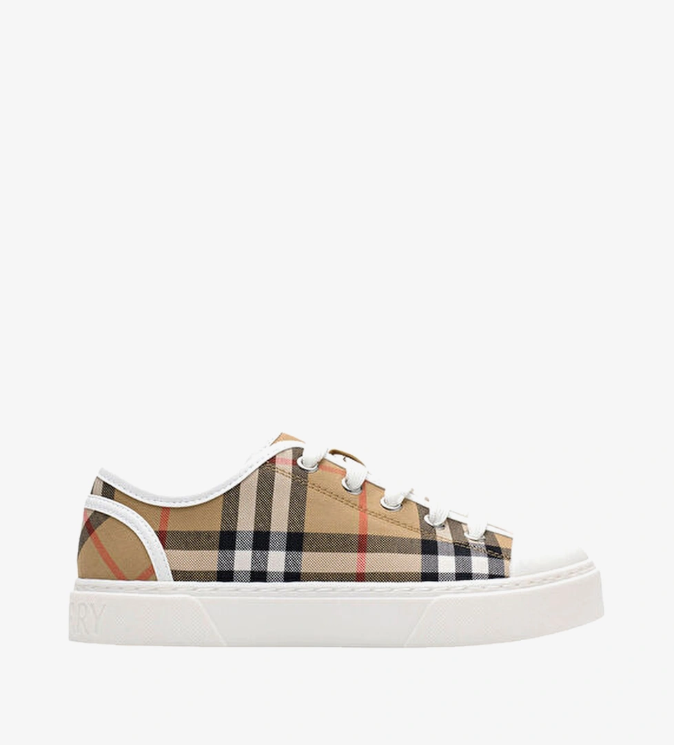 Teddy Bej Kanvas Unisex Çocuk Sneaker