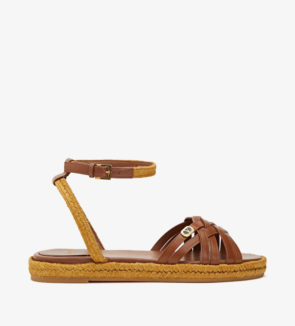Valentino Garavani Kahve Altin Valentino Garavani Sandalet