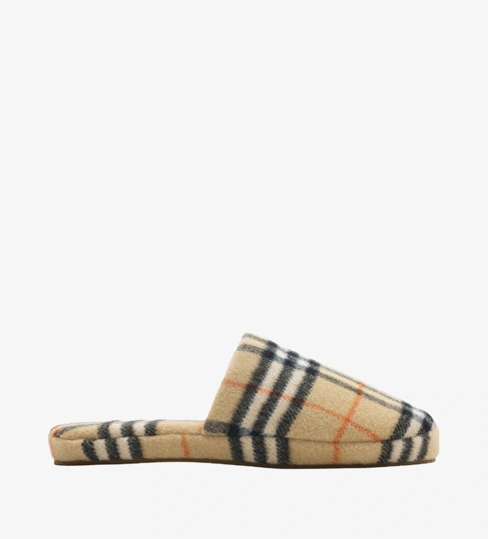 Burberry Burberry Quilt Check Bej Kadın Terlik Beymen'de! Bej - 1. görsel