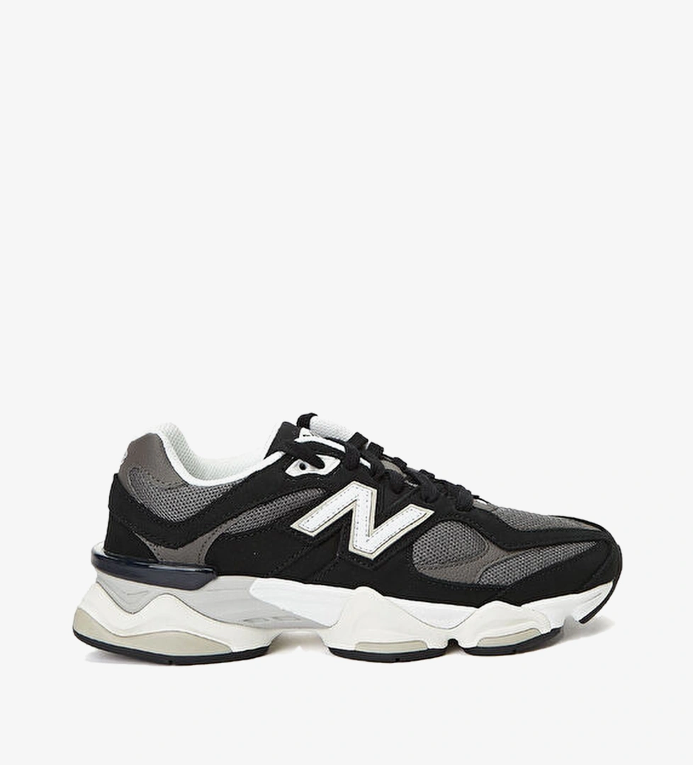 9060 Siyah Kadın Süet Sneaker