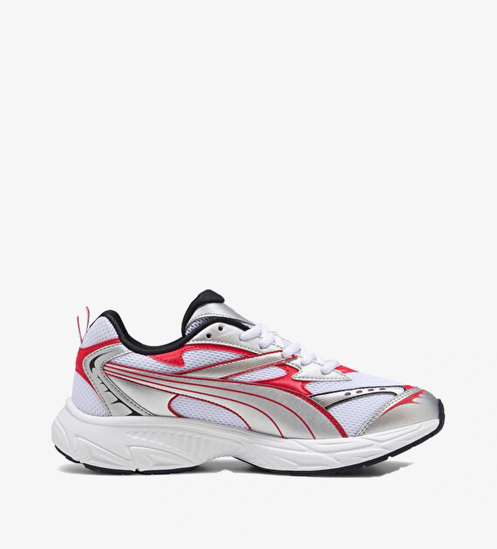 Puma Puma Puma White Puma Silver Puma Re Morphic Ayakkabı White Silver Fileli Unisex Sneaker Beymen'de! Puma White Puma Silver Puma Re - 1. görsel