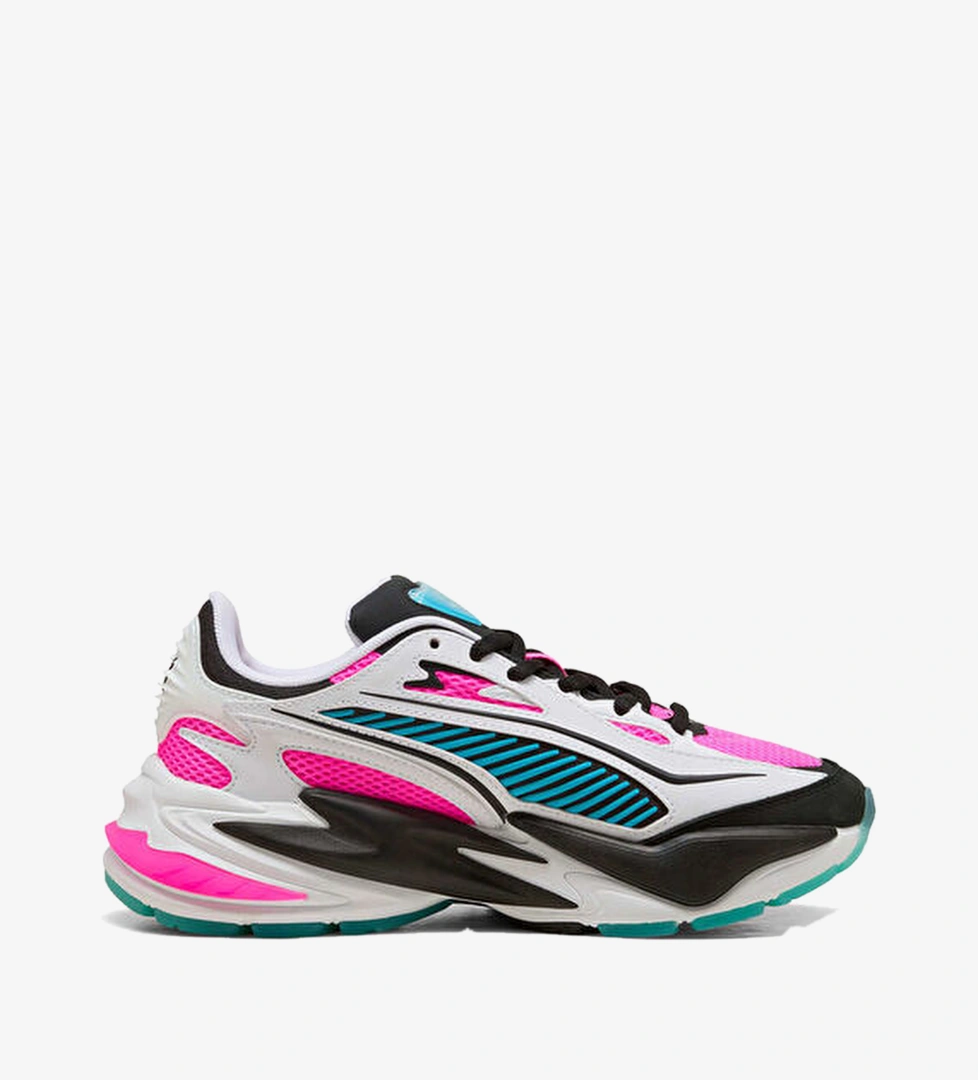 RS Surge Poison Pink Black Unisex Sneaker