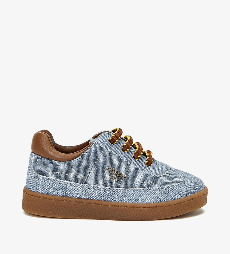 Mavi Erkek Çocuk Deri Sneaker