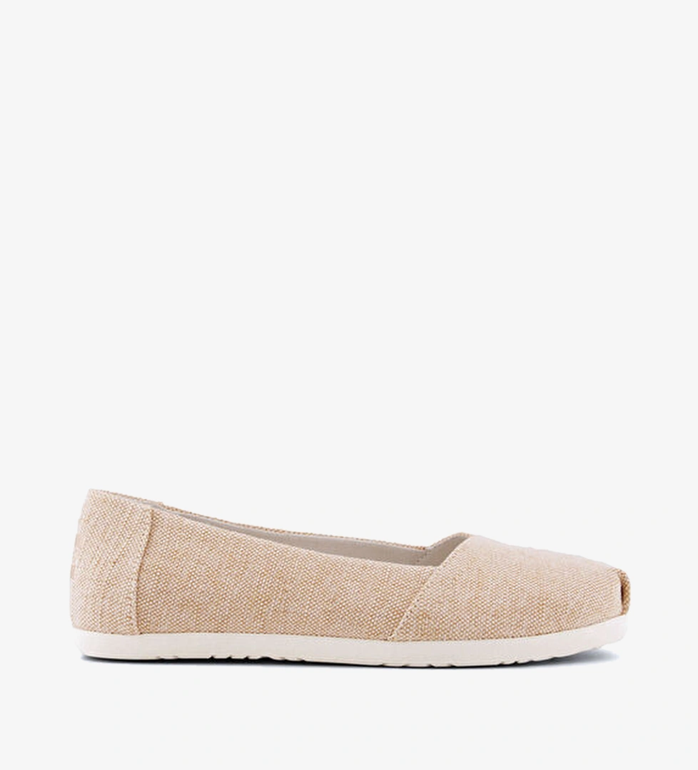 Alpargata Ballet Tonal Sparkle Woven Şampanya Rengi Kadın Espradril