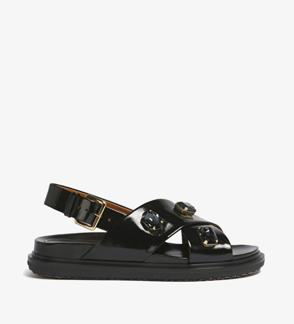 Marni Siyah Marni Sandalet