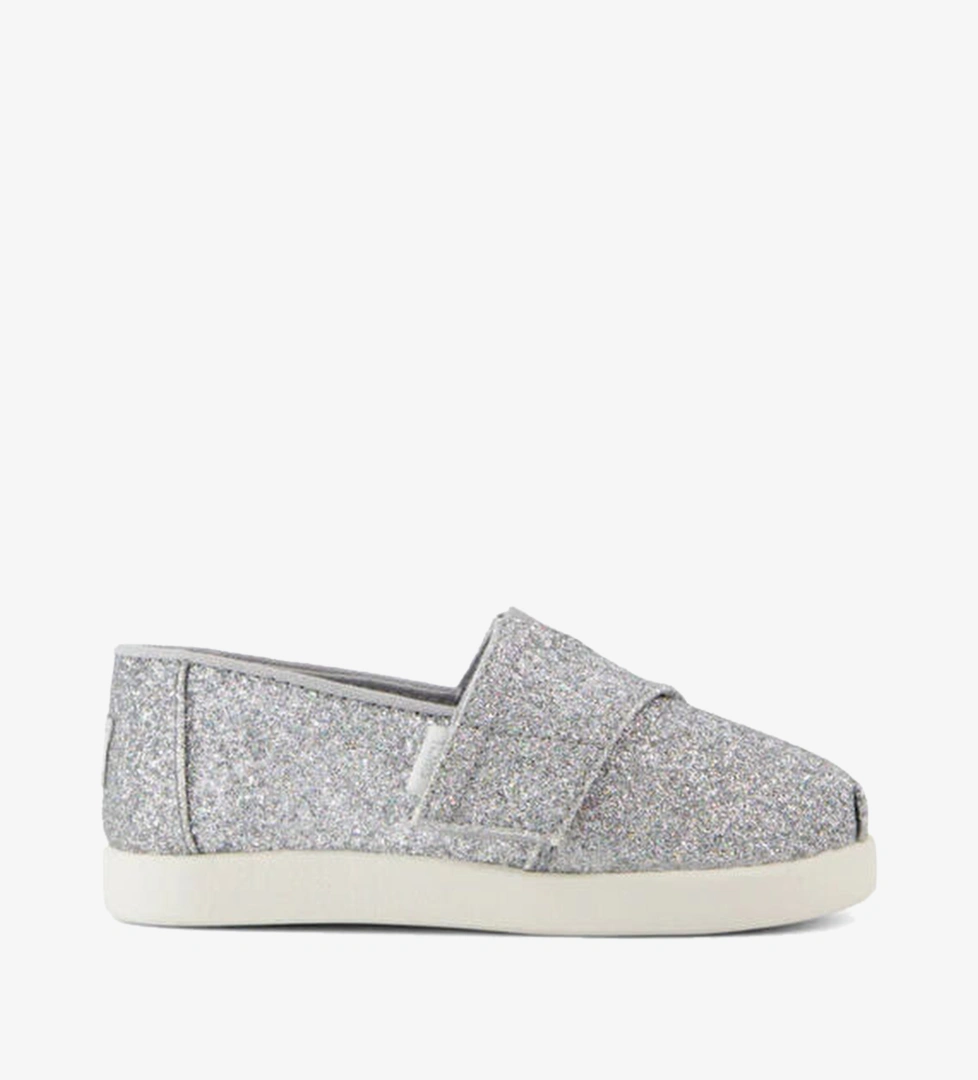 Alpargata Classic İridescent Glimmer Silver Kız Çocuk Espadril