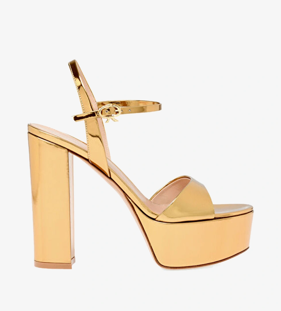 Gianvito Rossi Gold Gianvito Rossi Marlena