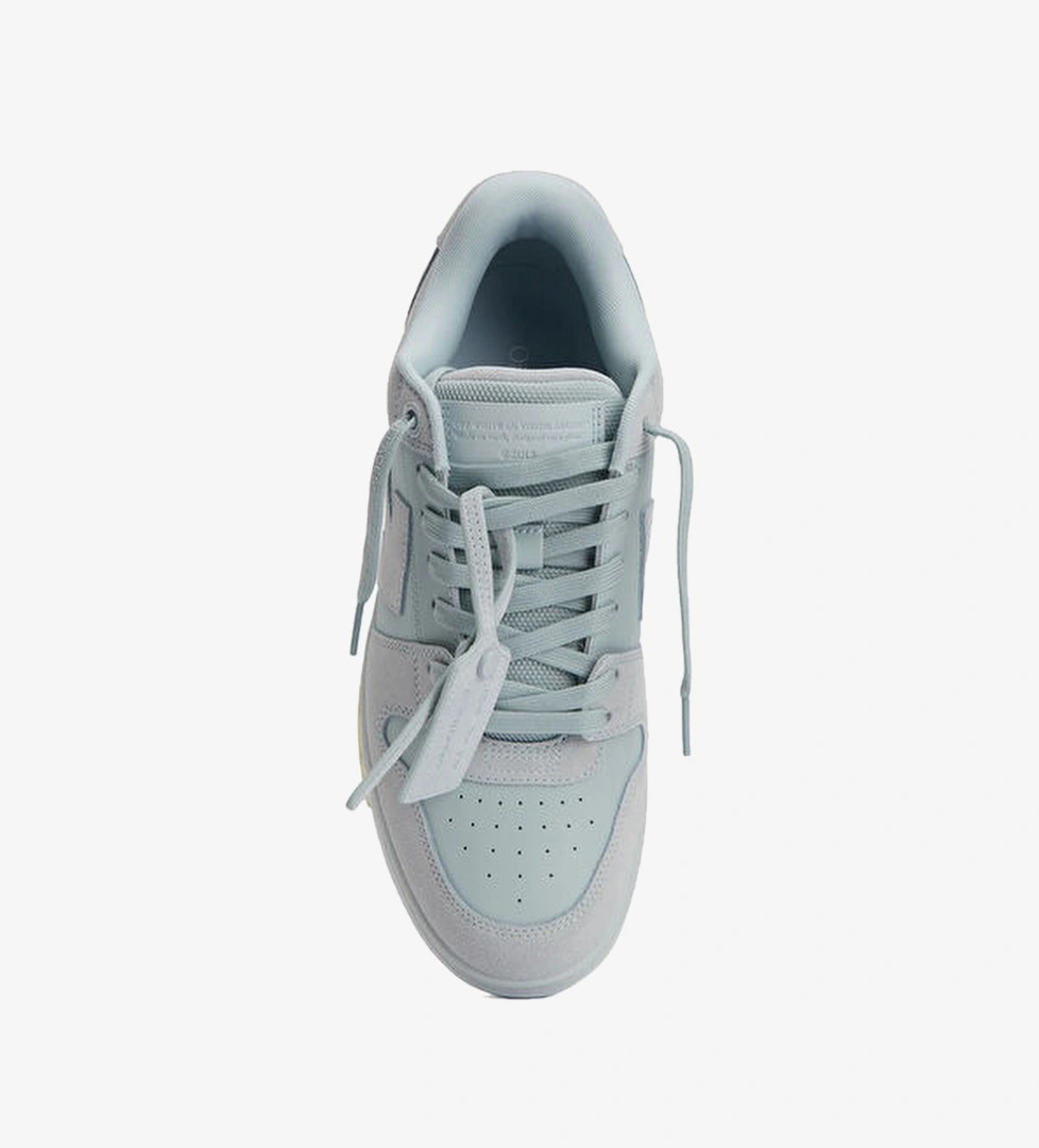 Out Of Office Gri Mavi Erkek Deri Sneaker