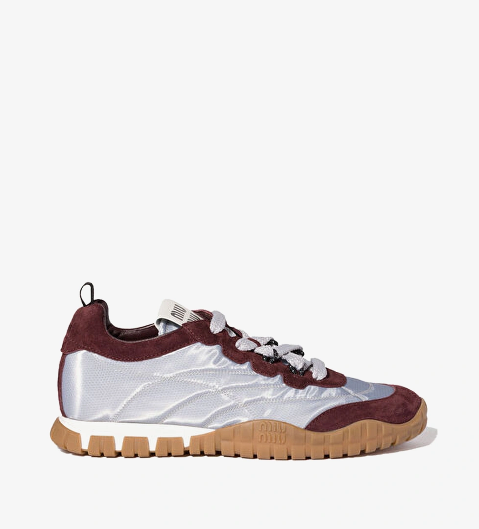 Tyre Gri Teknik Kumaş ve Süet Kadın Sneaker