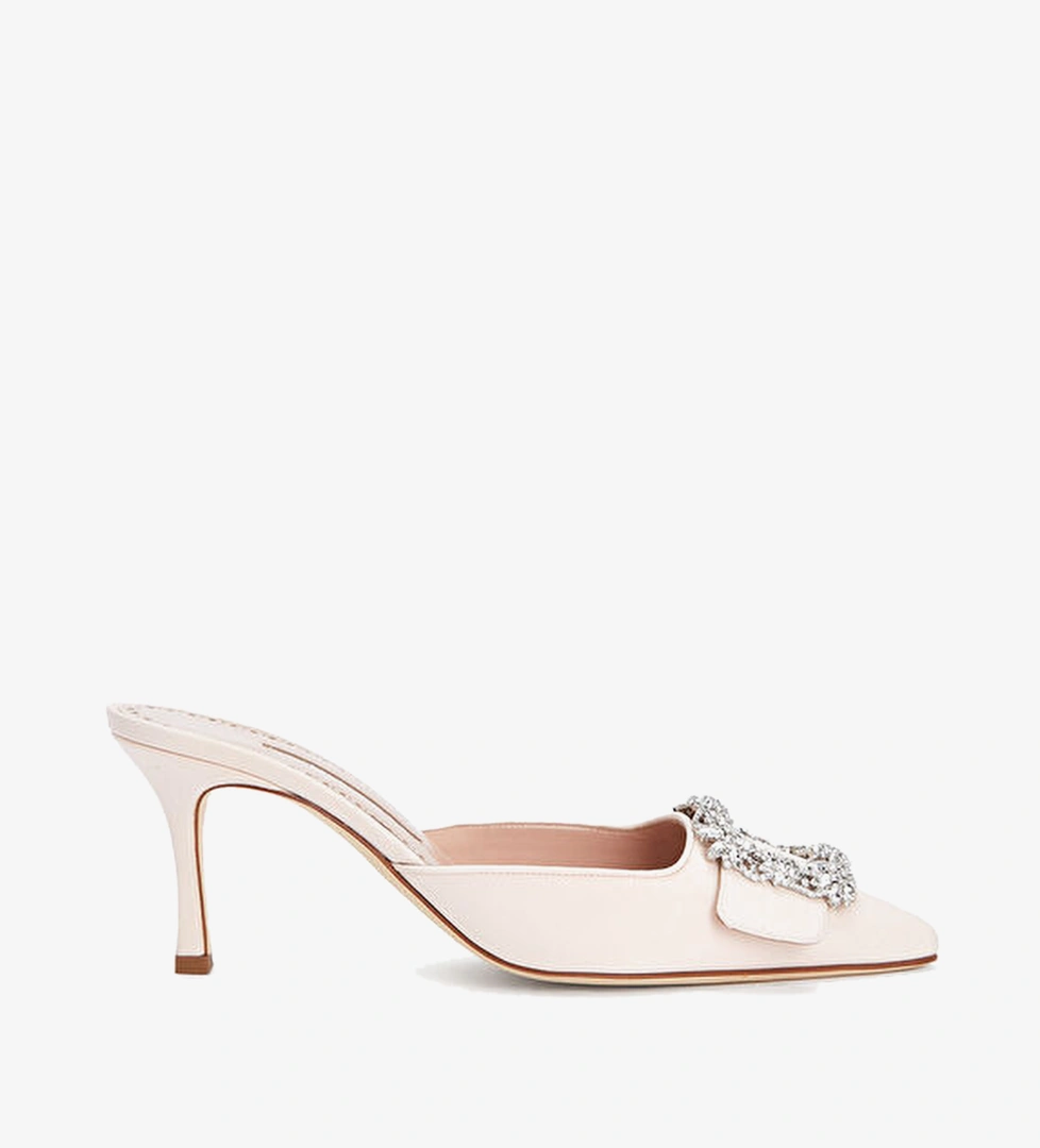 Manolo Blahnik Pembe Manolo Blahnik Ipek