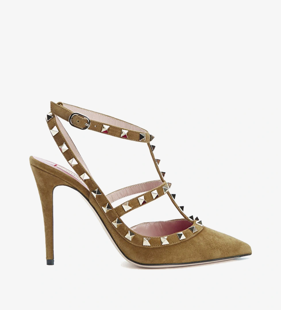 Valentino Garavani Koyu Bej Valentino Garavani Rockstud