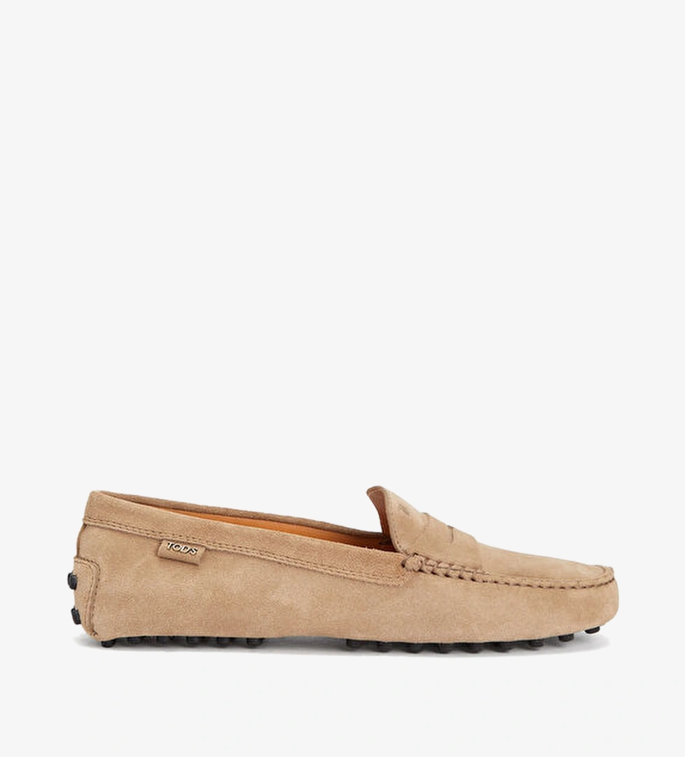 22L Açık Kahverengi Kadın Süet Loafer