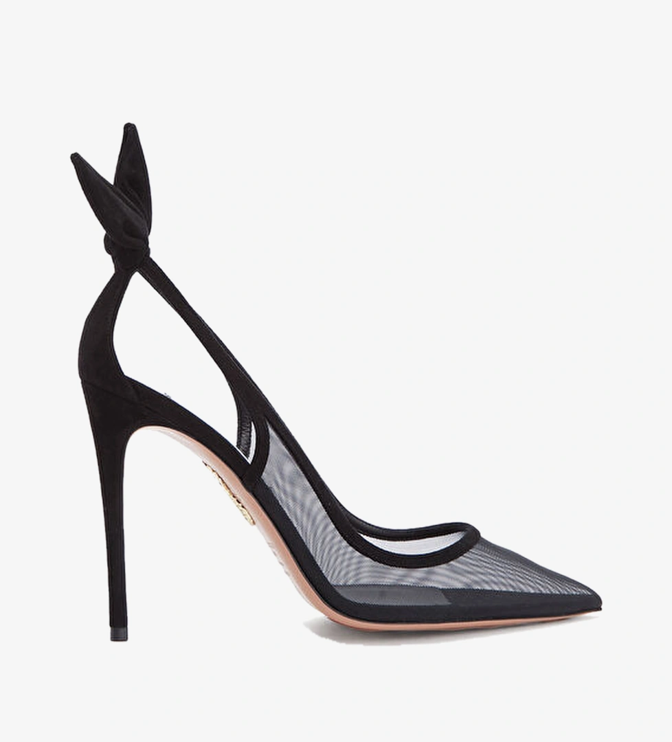 Aquazzura Siyah Aquazzura Bow