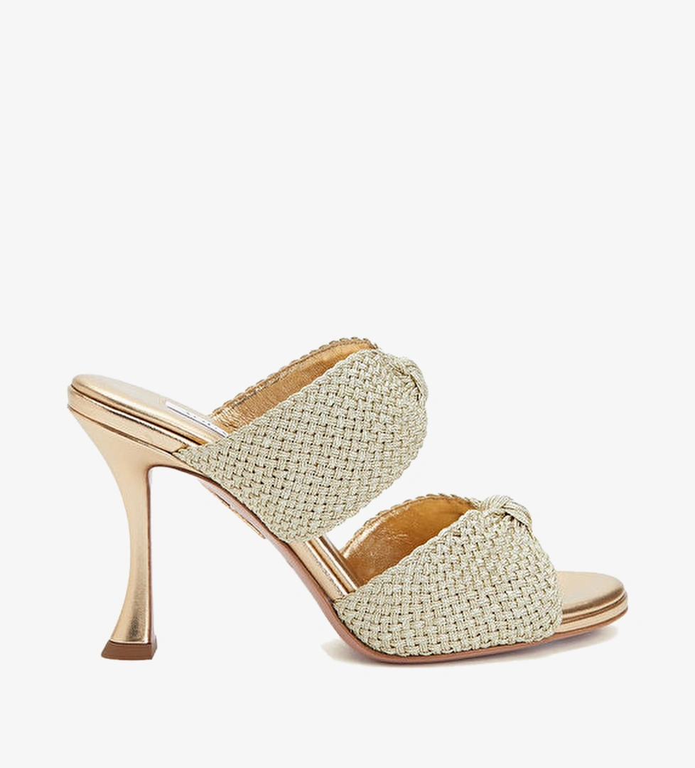 Aquazzura Altın Aquazzura Terlik
