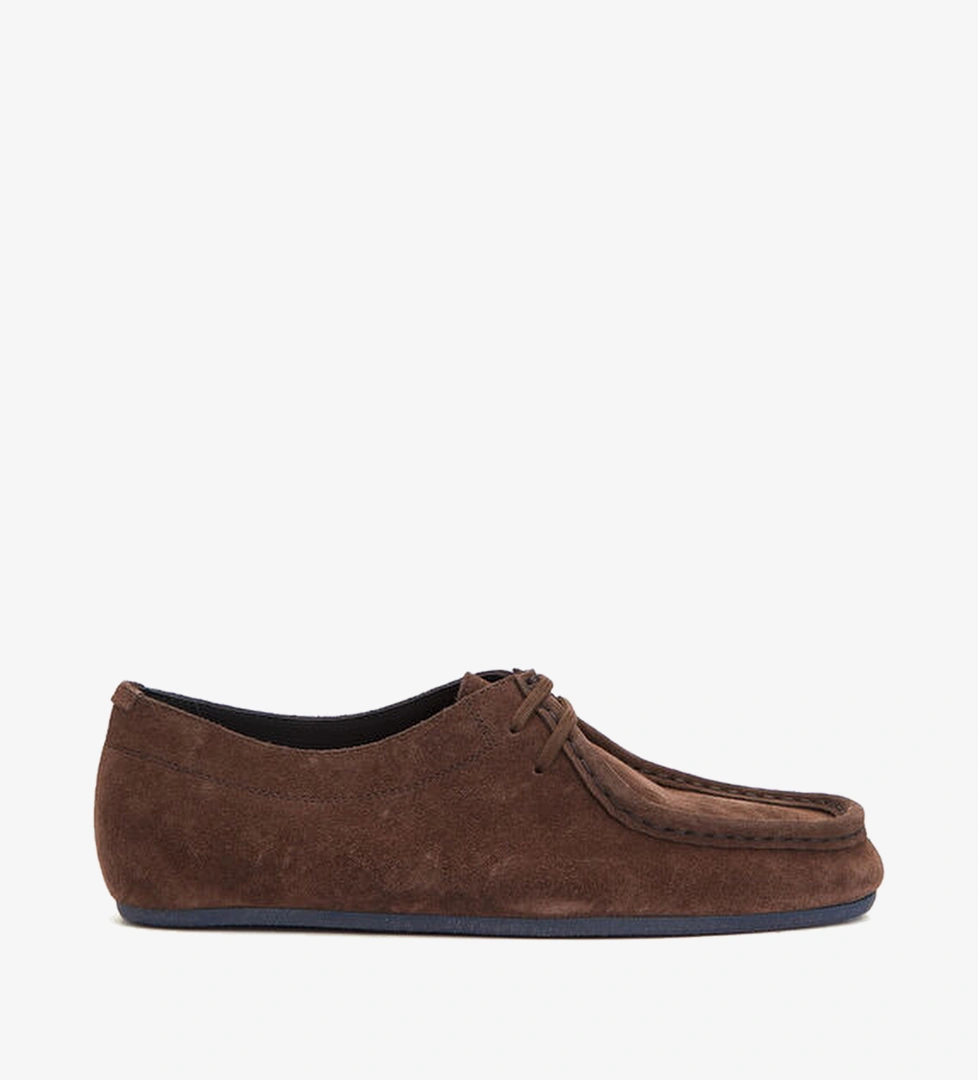 Hood Koyu Kahverengi Kadın Süet Loafer
