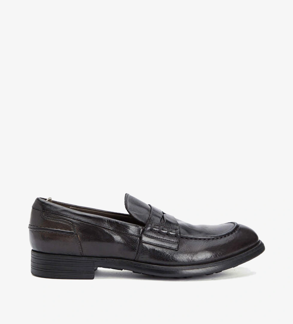 Siyah Erkek Deri Loafer