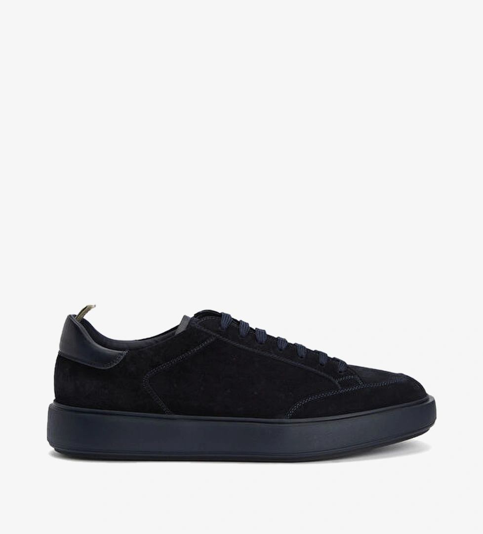 Lacivert Erkek Süet Sneaker