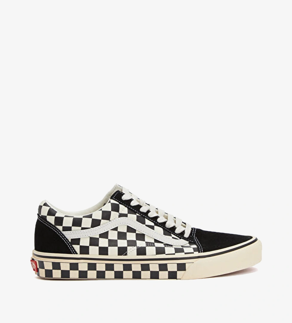 Old Skool Siyah Beyaz Erkek Süet Sneaker