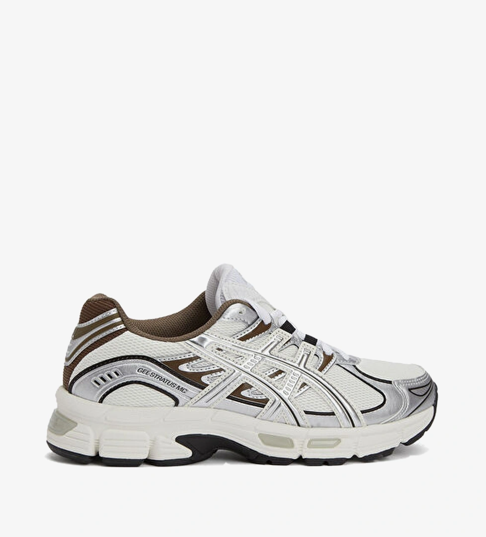 Gel-Stratus Mercan Beyaz Kadın Deri Sneaker