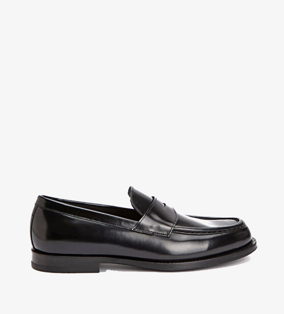 Siyah Erkek Deri Loafer